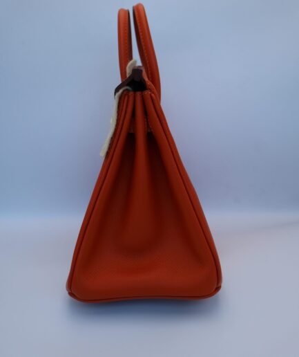 Birkin 25 Orange Epsom Ghw