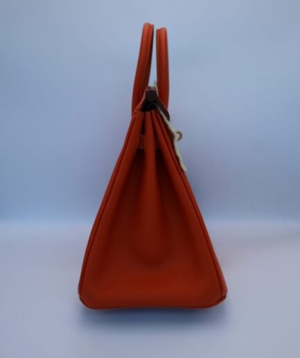 Birkin 25 Orange Epsom Ghw