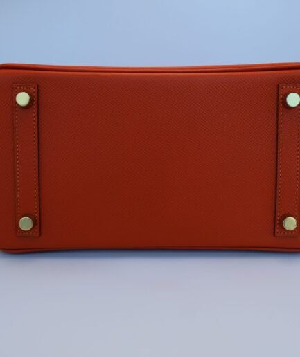Birkin 25 Orange Epsom Ghw