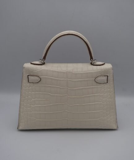 Kelly 20 Nata Satin Boreal Matte Alligator Phw 2025