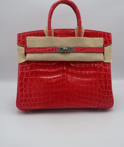 Birkin 25 Rose Extreme Shiny Niloticus Phw D 2019