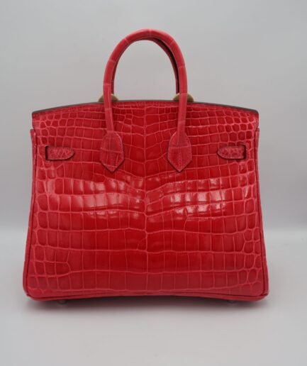 Birkin 25 Rose Extreme Shiny Niloticus Phw D 2019