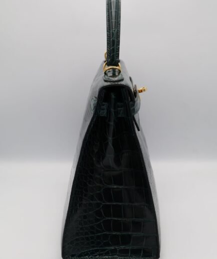 Kelly 28 Vert Cypres Shiny Alligator Ghw