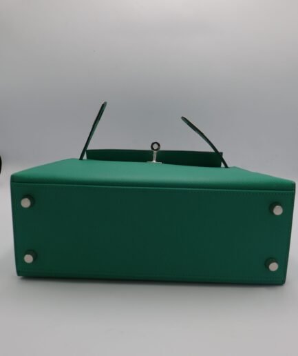Kelly 25 Vert Jade-Rouge Sellier Epsom Phw 2025