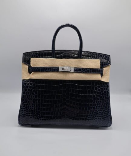 Birkin 25 Bleu Marine Shiny Porous Diamond hw B 2024