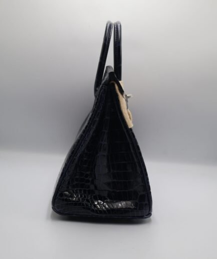 Birkin 25 Bleu Marine Shiny Porous Diamond hw B 2024
