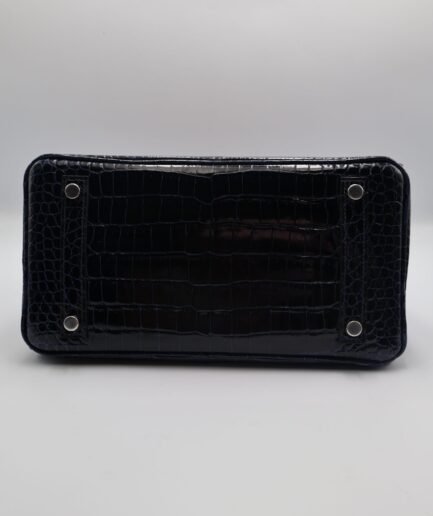 Birkin 25 Bleu Marine Shiny Porous Diamond hw B 2024