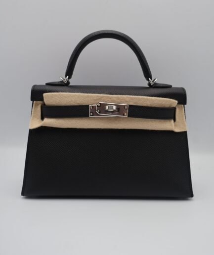 Kelly 20 Black Epsom Phw K