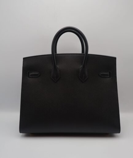 Birkin 25 Black Epsom Ghw Z