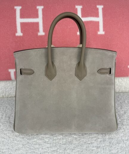 Birkin 25 Grizzly Etoupe Phw W
