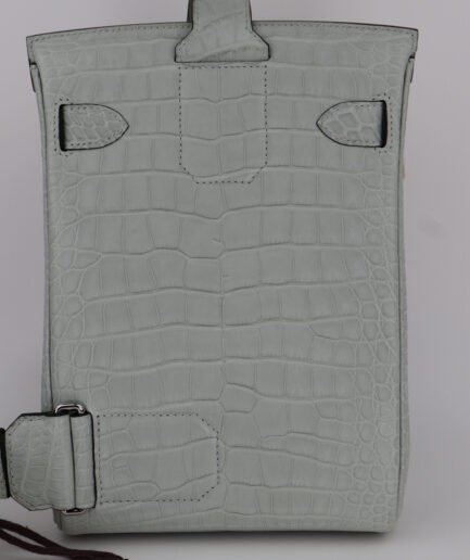 Hac à Dos Gris Neve Alligator PHW