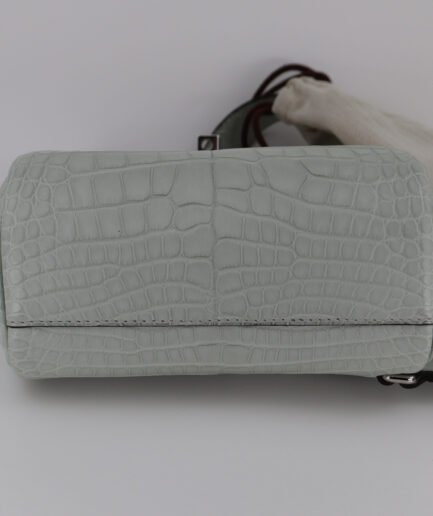 Hac à Dos Gris Neve Alligator PHW